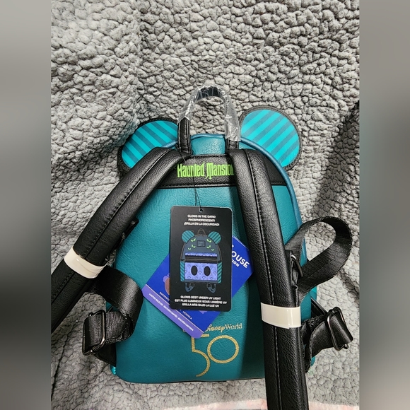 Loungefly X Disney Mickey Mouse Main Attraction (MMMA) Haunted Mansion GITD - Picture 3 of 3